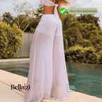 Calça de Tulle Pantalona Bellaizi 2026