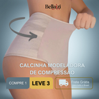 Kit C/3 Calcinhas Cinta Modeladora Compressão