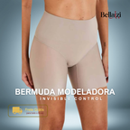 Bermuda Modeladora Invisible Control Bege Liz