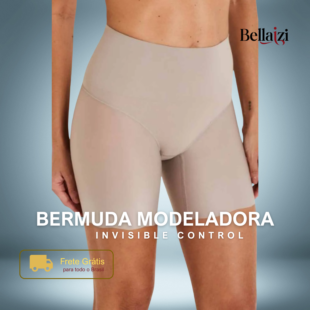 Bermuda Modeladora Invisible Control Bege Liz