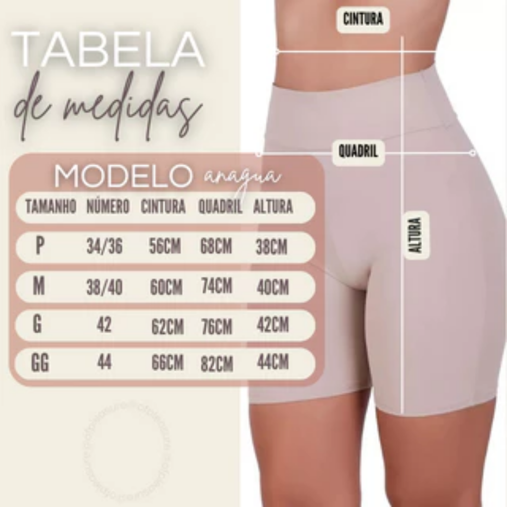 Bermuda Segunda Pele Bellaizi