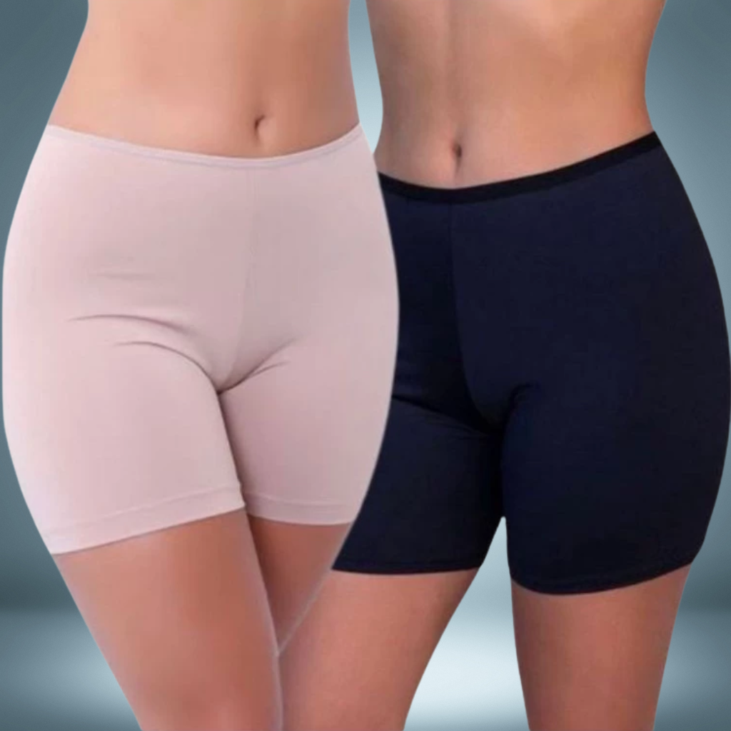 Bermuda Segunda Pele Cintura Alta ( 4 Unidades)