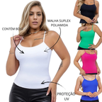 Blusa De Alça  Com Sutiã Embutido (Compre 1 Leve2)