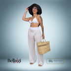 Calça de Tulle Pantalona - Moda Praia Feminina