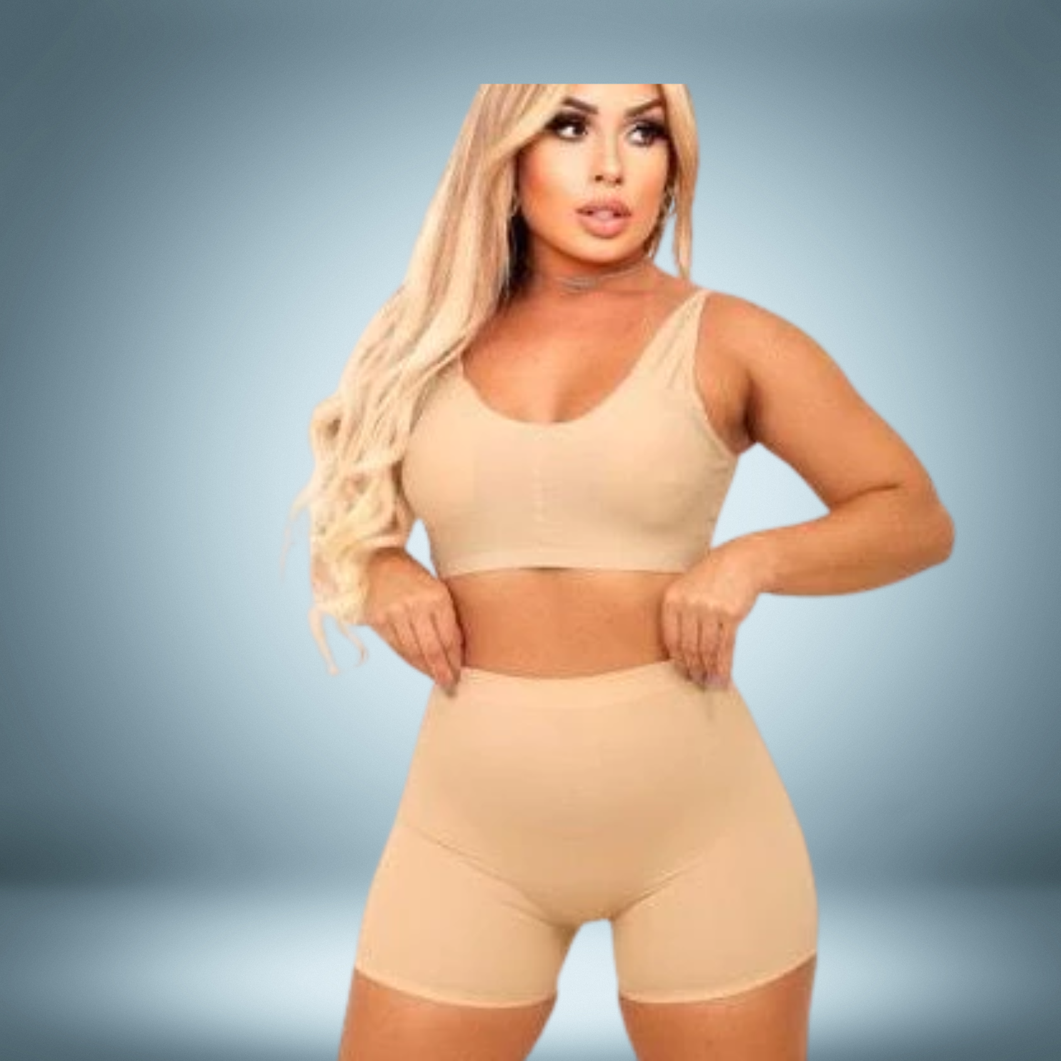 Short com Enchimento Modelador Bellaizi - Empina Bumbum