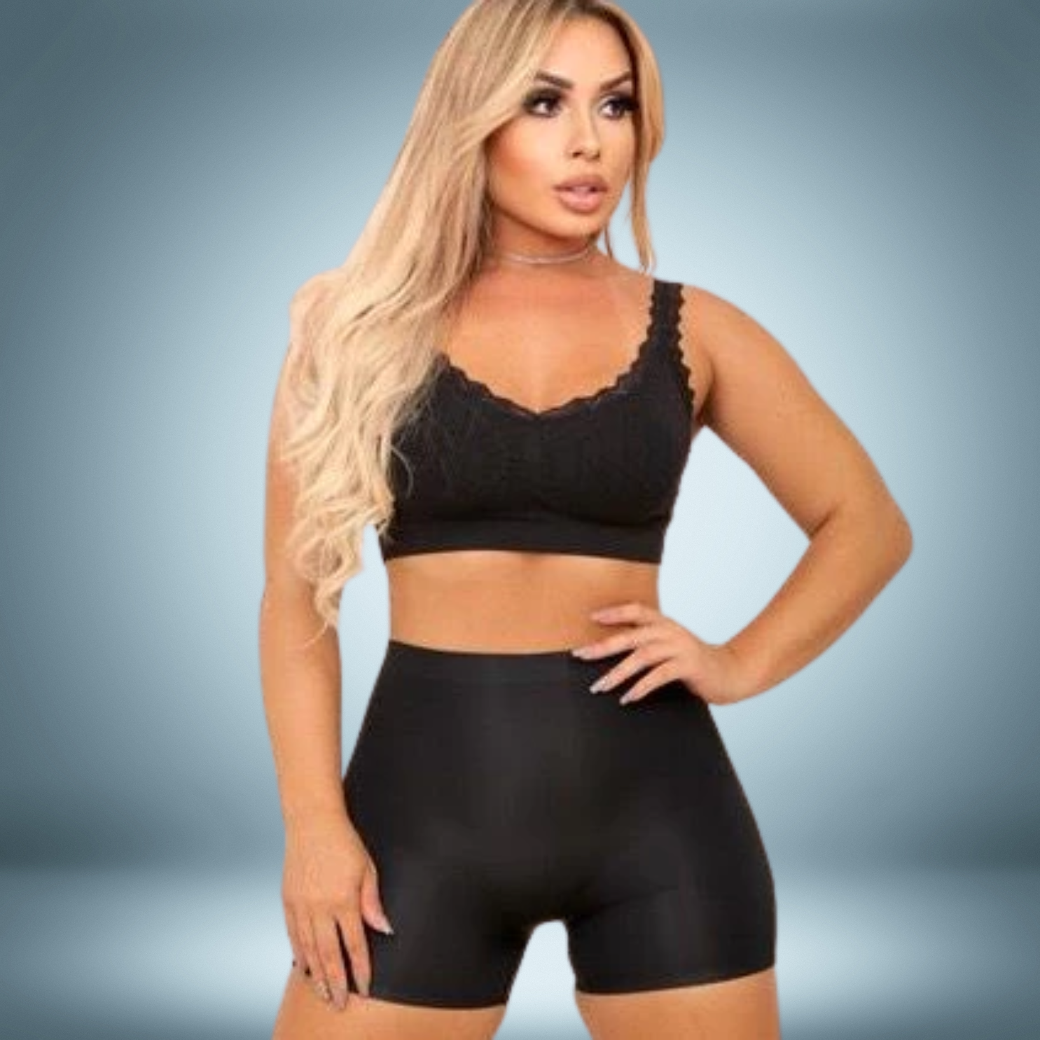 Short com Enchimento Modelador Bellaizi - Empina Bumbum